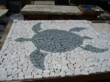 quartz-pebble-stone-turtle-pattern